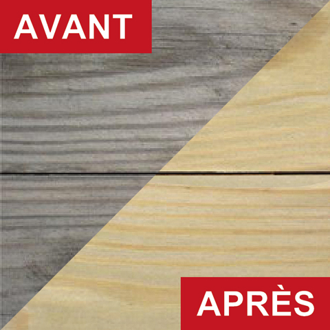 Nettoyant, dégriseur pour bois - dégrise.Bois - rénove et dégrise tous les bois exposés_0