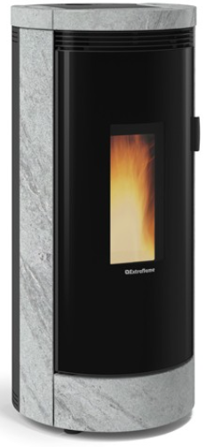 Poele a granules debby 9 kw lanordica - pierre naturelle_0