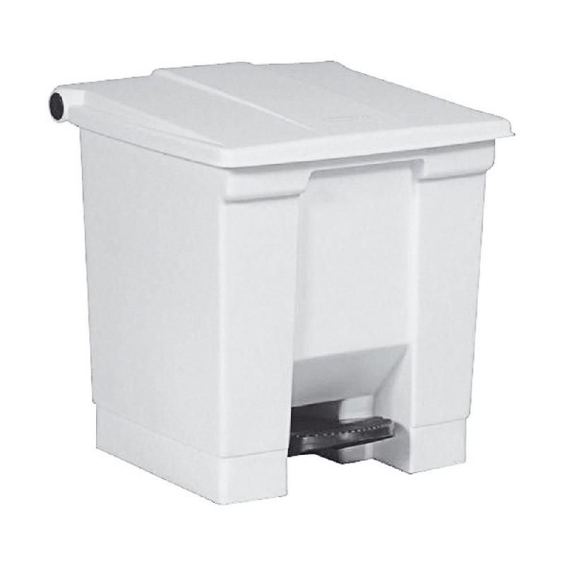 RUBBERMAID COMMERCIAL PRODUCTS COLLECTEUR À PÉDALE - BLANC - 30 LITRES