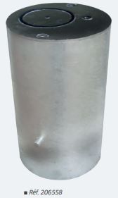 Système d'amovibilité pour potelets - SERRUBLOC 21 - Ø 76, 90, 102 et 114 mm - Galvanisé et inox - Accessoires pour mobilier urbain_0