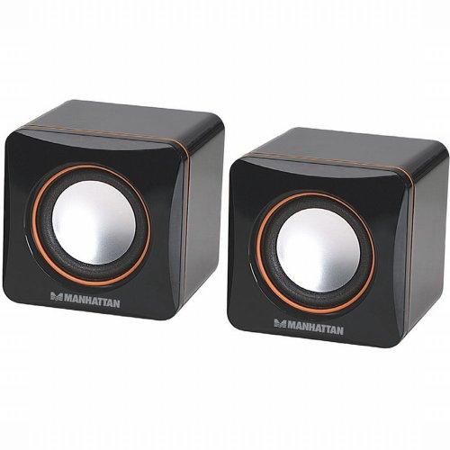 Manhattan 161435 - Enceinte portable pour MP3 & iPod - Connectivité USB - Noir_0