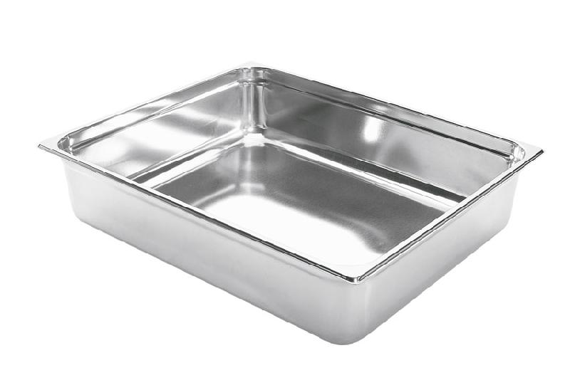 BAC GASTRO INOX 2/1 PLEIN - H 20 MM