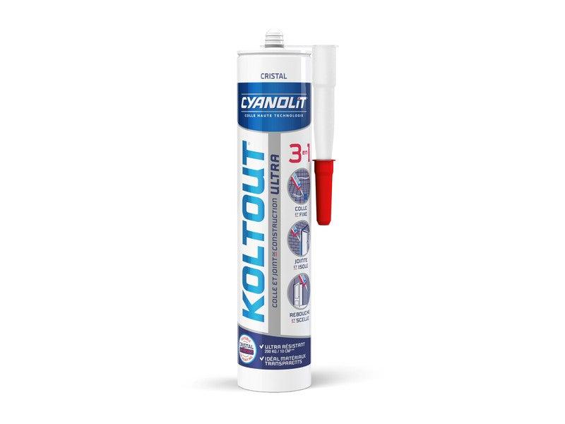 Colle assemblage Cyanolit Koltout Crystal - 290ml - intérieur/extérieur - séchage rapide en 12 min_0