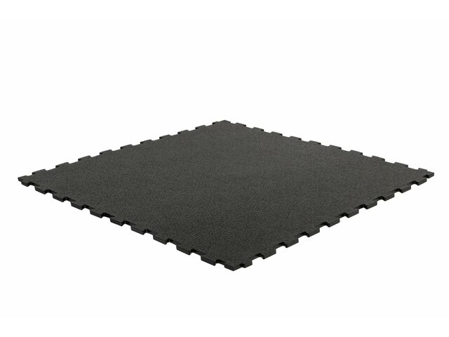 Dalle PVC recyclé Noir, adaptée à tous types de trafics, piétonnier extrême ou roulant intense - 5mm et 7mm - TRAFICFLOOR ECO TLM_0