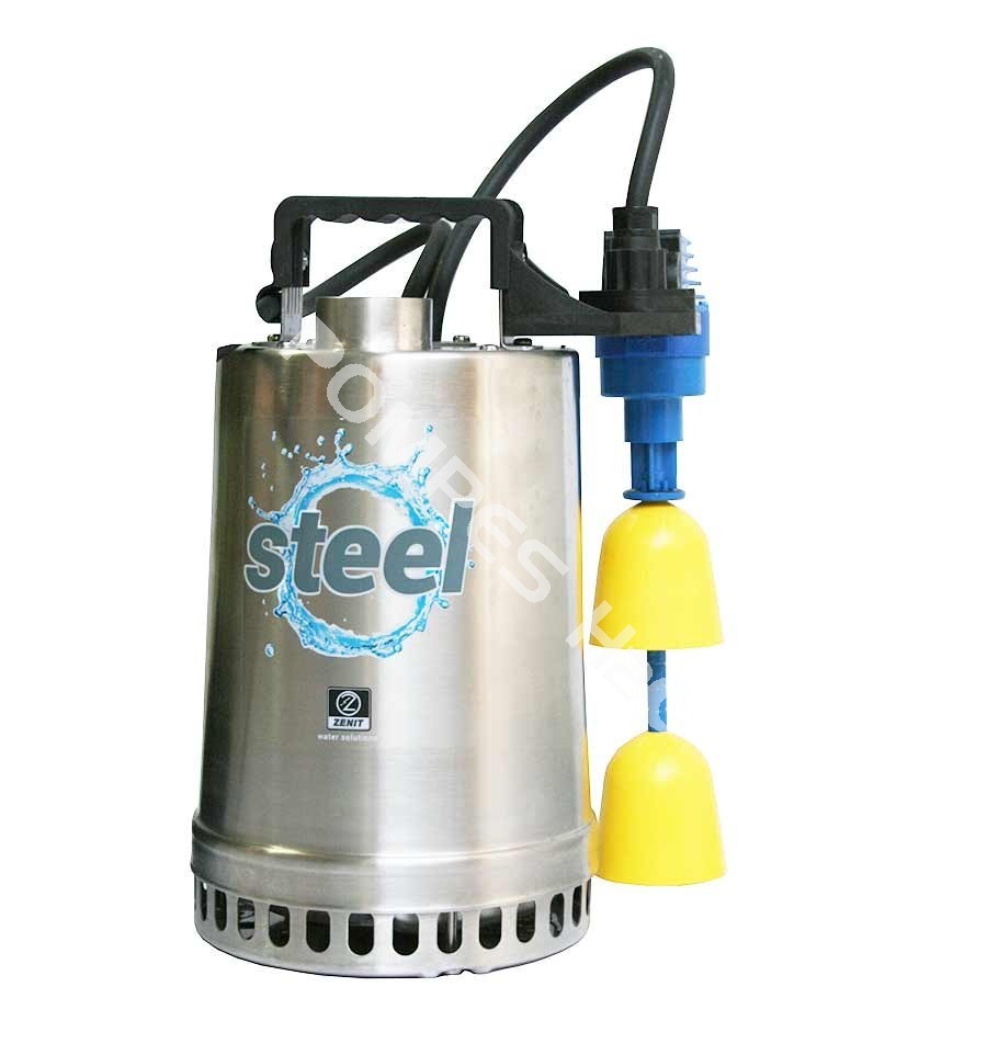 Dr steel tcw 37/2 m50 - Pompe de drainage eaux claires - 9.0m3/h - 0.37 kw/230v mono - Corps et roue en inox 304_0