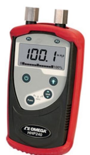 HHP241-416D - Manomètre numérique portable Omega - 0 à 1036 mbar (0 à 416 inH2O) différentiel avec haute précision_0