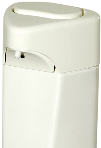 Distributeur de savon rechargeable Ingo-Top EP 250 - 250 ml - plastique blanc avec pompe en acier inoxydable_0