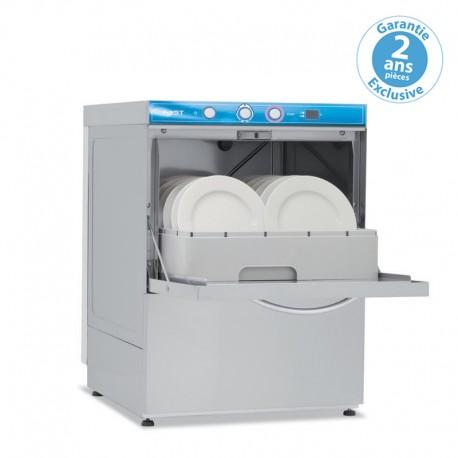 Lave-vaisselle professionnel commutable avec adoucisseur panier 500x500 mm - PLUVIA260A_0