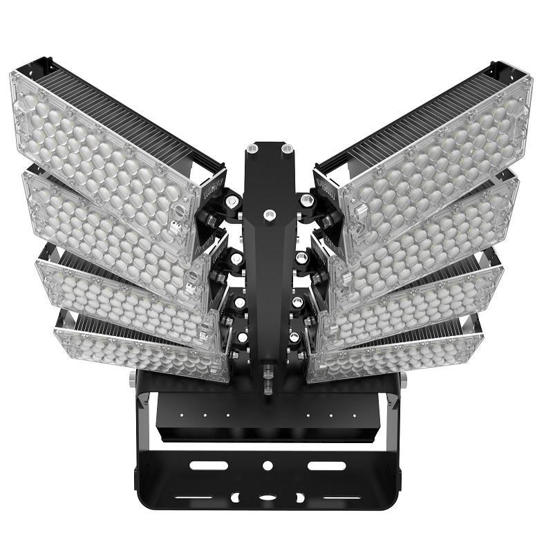 Mât LED multi-directionnel rotatif - 960W - Module à angle réglable, 160lm/W_0