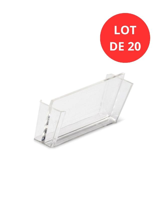 Lot de 20 séparateurs transversaux transparenst pour tiroir 4L_0