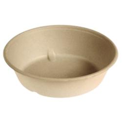 Naturesse Bol canne à sucre ø 19,5 x 6,5 cm - 1200 ml (520 unités) - Bagasse 15550-PV_0