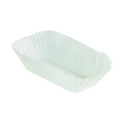 Packnwood FHC - 1 000Pcs - Caissette papier de cuisson ovale blanche ingraissable - 105x40x25mm - blanc papier 209BTECLAIR_0