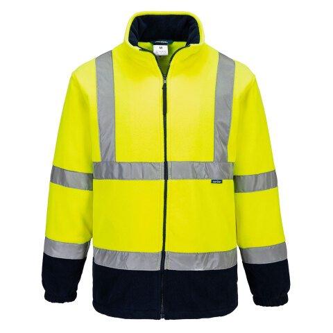 PORTWEST F301 POLAIRE HIVIS BICOLORE JAUNE/MARINE - TAILLE L