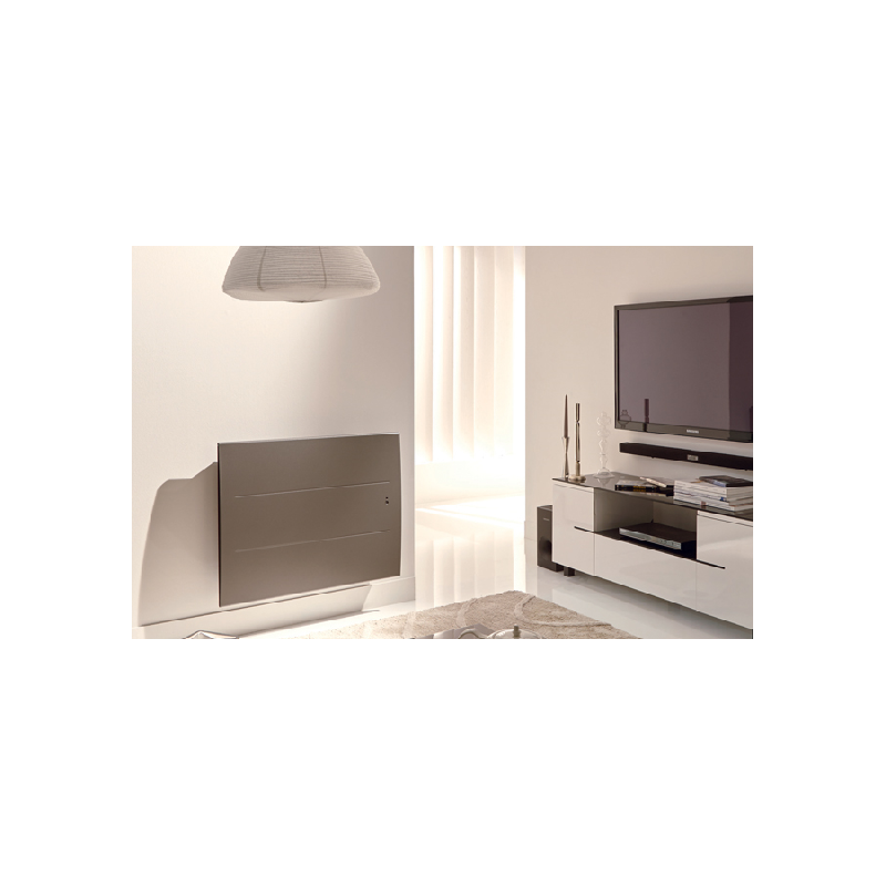 RADIATEUR ONIRIS PILOTAGE INTELLIGENT CONNECTÉ HORIZONTAL ANTHRACITE 750W 503144