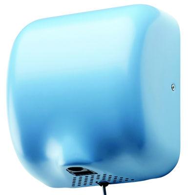 Sèche-mains automatique horizontal - 1400w - zelis - inox brossé aisi 304 (18/10) - bleu 5024 mat lisse_0