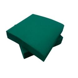 Serviettes de table airlaid - couleur vert foncé  - 40 x 40 cm - x 60 - DSTOCK60 - 03701431308815_0