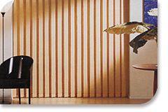 Store à bandes verticales Drapstor - Rail supérieur en aluminium extrudé - Lestage anti-UV - Pose plafond_0
