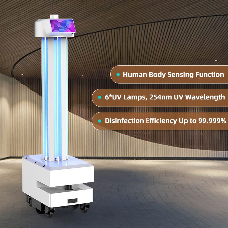 Sword No.3 - Robot de désinfection UVC autonome avec stérilisation 360° et lampe UV 180W_0