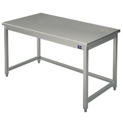 Mastro Table Inox de Travail sans Étagère et sans Dosseret Gamme 600 - Virtus - l- L70- P60- h85- - 0698142239312_0