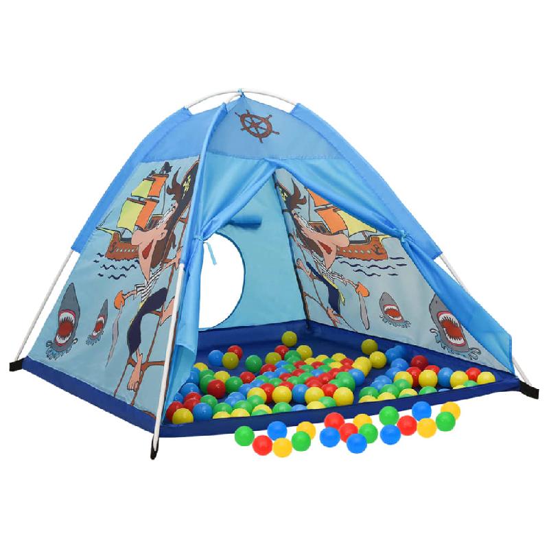 TENTE DE JEU POUR ENFANTS 120 X 120 X 90 CM BLEU 02_0005199_0