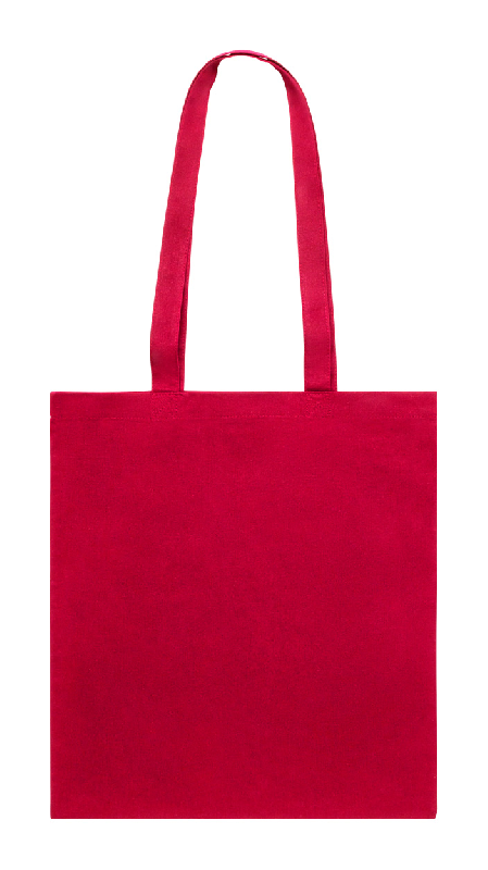Tote bag coton coloré - anses longues - 180 g/m² - 70 gr - couleur rouge_0