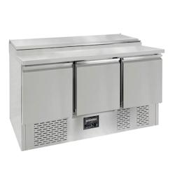 Vaiotec EASYLINE Table de préparation Mini 700 / 3 compartiments pour 7x GN 1/3 - gris inox 10583_0