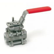 VANNE 3 PIÈCES ATEX FEMELLE / FEMELLE GAZ AVEC PLATINE ISO_1