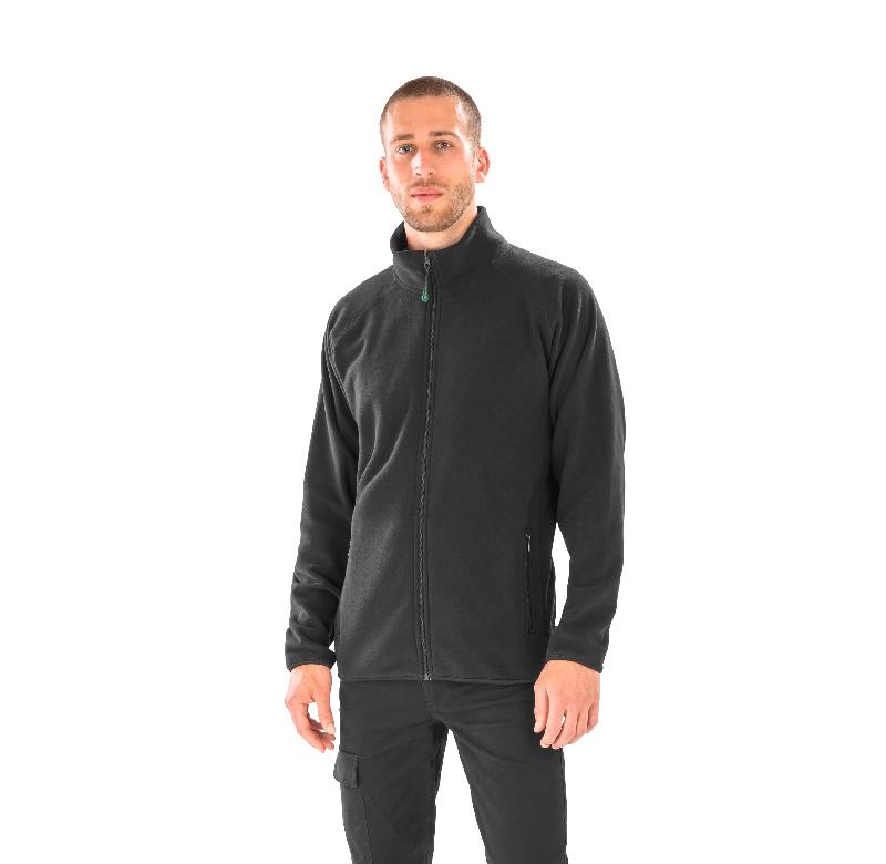 Veste polarthermique en polaire recyclée - Fermeture zippée écologique YKK NATULON - Réf: R903X - Marque: Result_0
