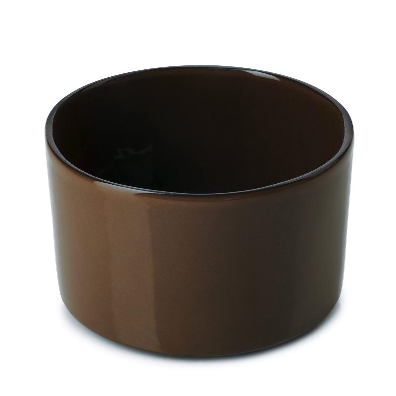 BOL ROND MARRON PORCELAINE Ø 11 CM CARACTERE REVOL