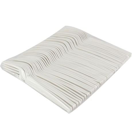 50 FOURCHETTES CPLA BIO BLANC 16.5 CM