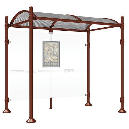 ABRI BUS PROVINCE 2.50 M AGORA ASPECT CORTEN - PROCITY