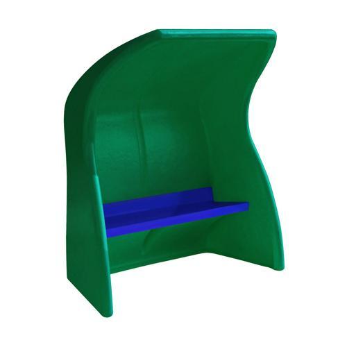 ABRI DE TOUCHE MONOBLOC VERT - ASSISE BANC