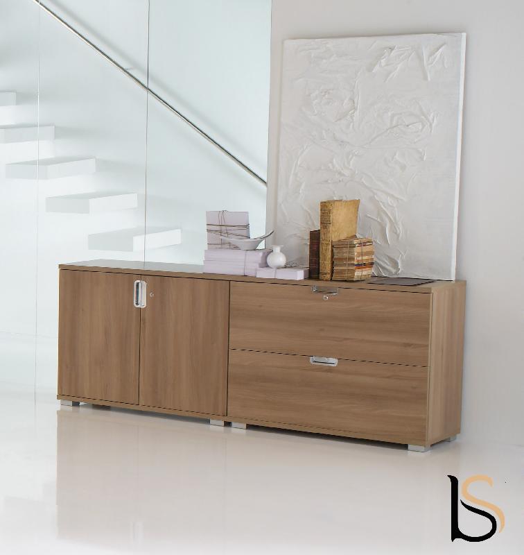 Armoire mixte avec classement pour dossiers suspendus - Mobel Linea - Blanc_0