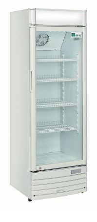 Armoire réfrigérée positive verticale - porte vitrée - 350L - température +1°C/+10°C - éclairage LED - 155W_0