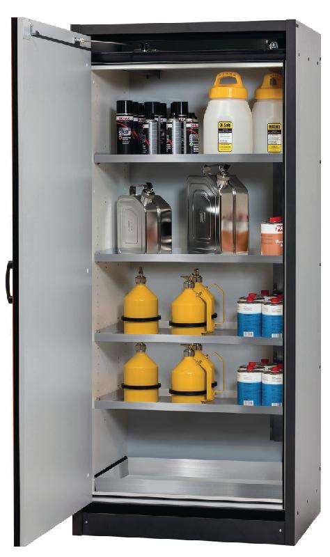 ARMOIRE SÉCURITÉ Q-CLASSIC-30 Q30.195.086.WD GRIS/ROUGE - MANUTAN COLLECTIVITÉS