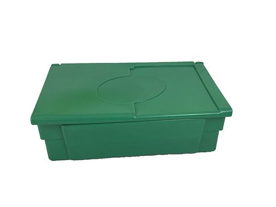 Coffre de jardin 100L - grenouillères et cadenas - rangement robuste en polyéthylène haute densité_0