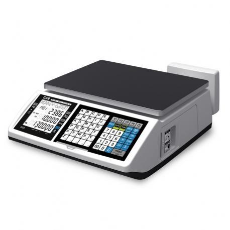 Balance poids-prix avec ticket - Conforme réglementation fiscale 2018 - Portée 30 kg, précision 1 g_0