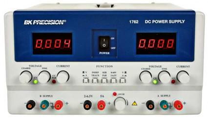 Alimentation DC linéaire stabilisée triple - 266W - 2x0-60V/0–2A - 1x4-6.5V/4A - Mode tracking - BK Precision BKPBK1762_0