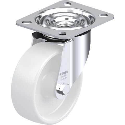 BLICKLE - ROULETTE PIVOTANTE Ø 100MM BANDAGE POLYPROPYLÈNE PP 150KG - LE-PPN 100G