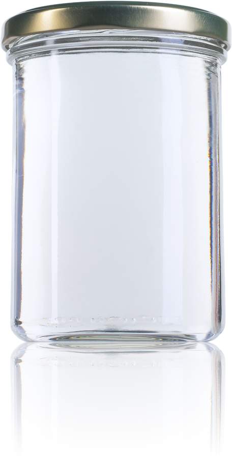 Bocal en verre cylindrique 440 ml - Twist Off TO 82 - Verre blanc_0