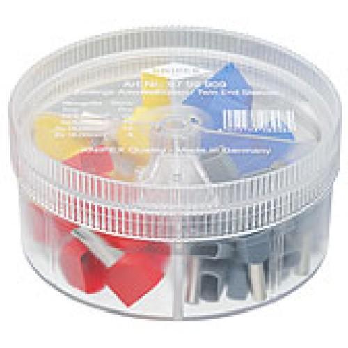 BOÎTE D'ASSORTIMENT DE 45 EMBOUTS JUMELÉS 4 À 16 MM² 909 KNIPEX