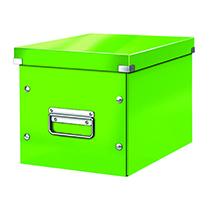 BOÎTE DE RANGEMENT CARTON LEITZ CLICK & STORE WOW CUBE FORMAT L VERT