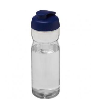 BOUTEILLE DE SPORT H2O ACTIVE BASE TRITAN DE 650 ML À COUVERCLE À CLAPET BLEU - GOURDES DE SPORT PUBLICITAIRES PERSONNALISÉES