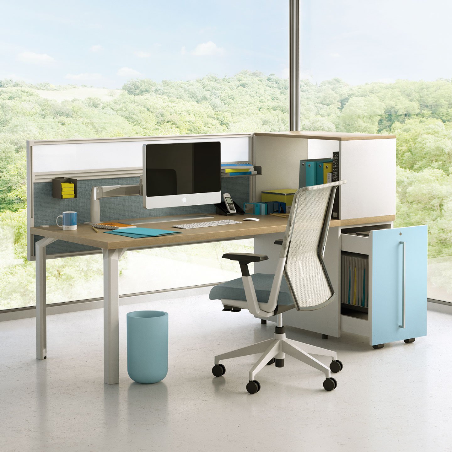 Bureau droit haut de gamme et ergonomique pour espace professionnel_0