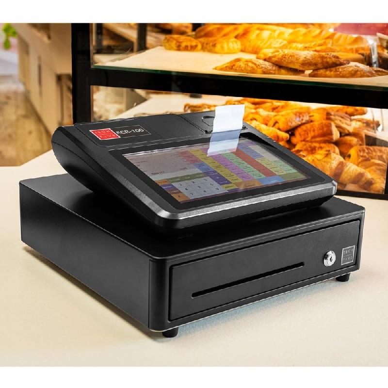 Caisse enregistreuse TECHFIVE ECR 100 + tiroir caisse_0