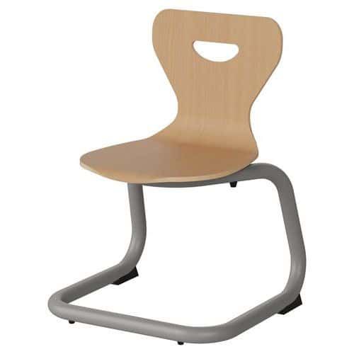 CHAISE MALIBU AST - T2 - COQUE HÊTRE / ALU GRIS 9006 - MANUTAN EXPERT