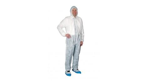 Combinaison jetable XO Sécurité - Catégorie 1 - Taille XL - Protection poussières et métiers salissants_0