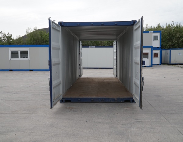 Conteneur de stockage 20 pieds - double portes avant et arrière - en kit (+/- 14,70 m²)_0