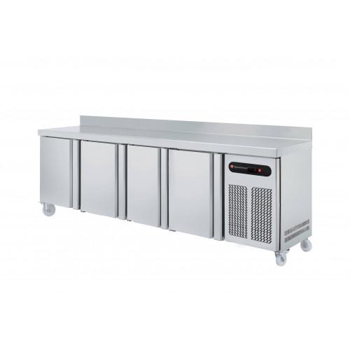 DESSERTE RÉFRIGÉRÉE ADOSSÉE NÉGATIVE GN 1/1 - 4 PORTES 635 L - SÉRIE 700