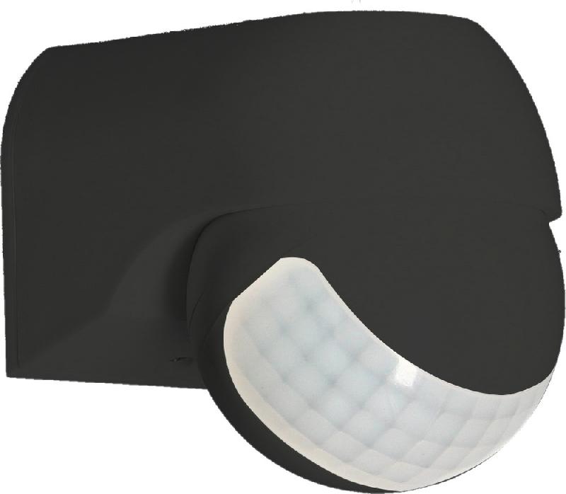 Détecteur IR saillie présence & crépusculaire noir - 400W max - IP54 - Arlux 731643_0